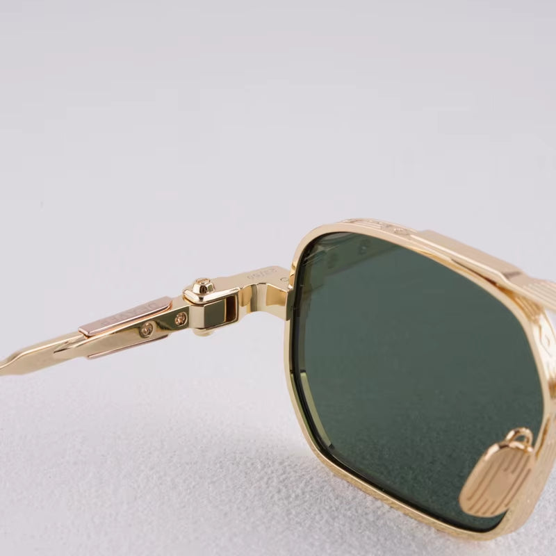 2025 Trendy Ins Style Luxury Brands Square Woman Sunglasses UV400 Metal Frame Top Quality Uv400 Classical Sunglasses Man