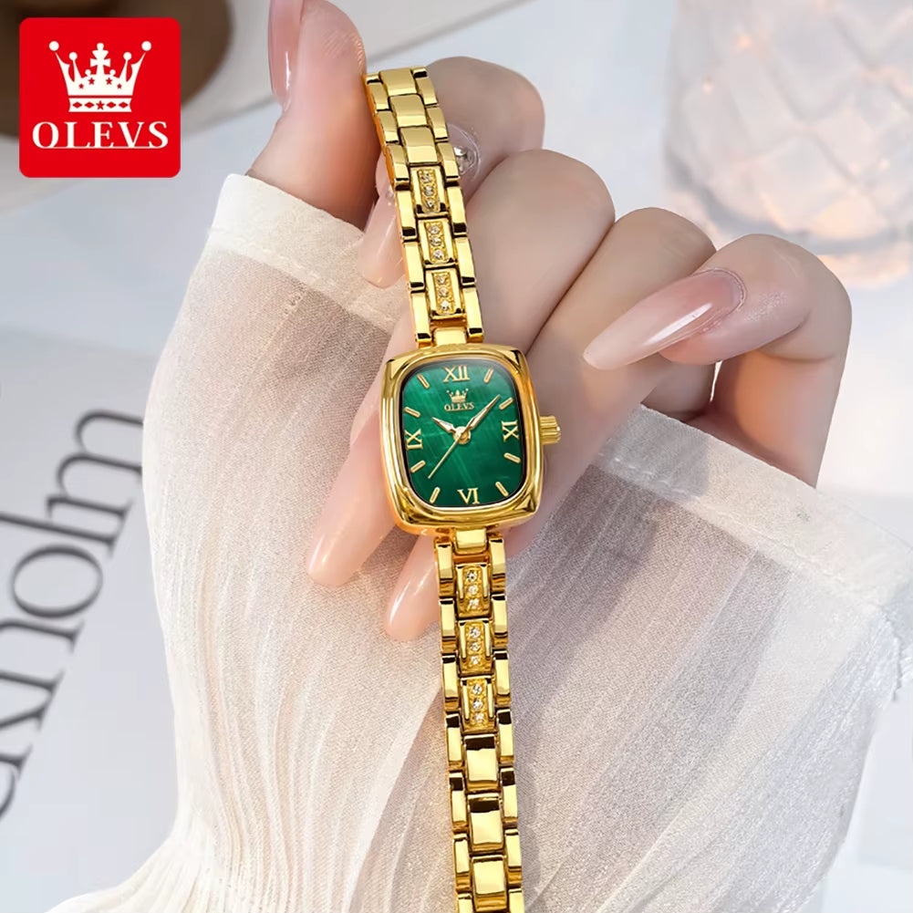 3695 Elegant Fashionable Women Watches Square Quartz Wristwatch Waterproof Watches for Woman Original Lady'S Gift Reloj