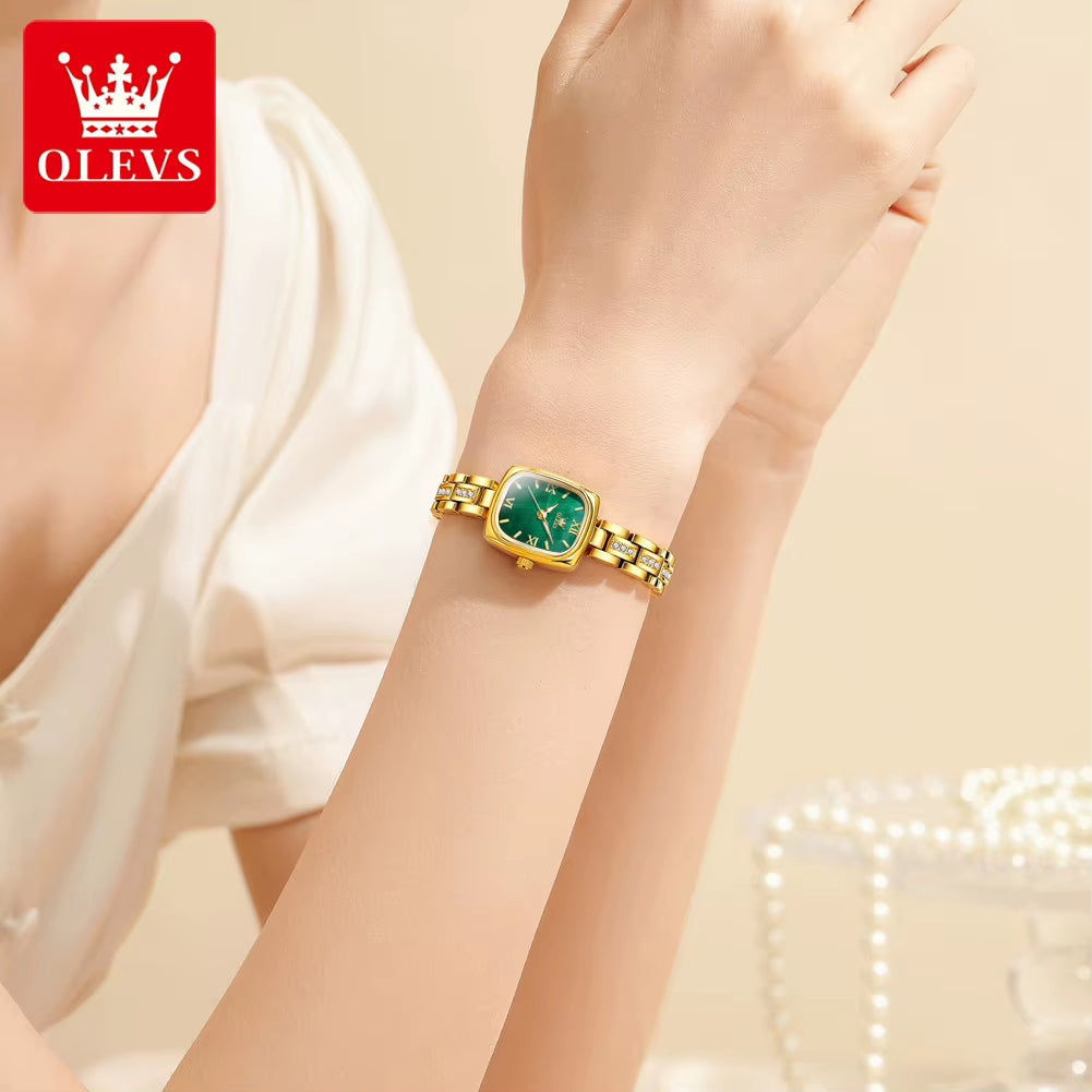 3695 Elegant Fashionable Women Watches Square Quartz Wristwatch Waterproof Watches for Woman Original Lady'S Gift Reloj