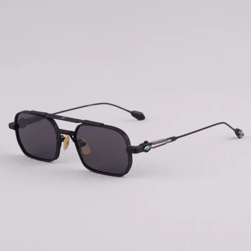 2025 Trendy Ins Style Luxury Brands Square Woman Sunglasses UV400 Metal Frame Top Quality Uv400 Classical Sunglasses Man