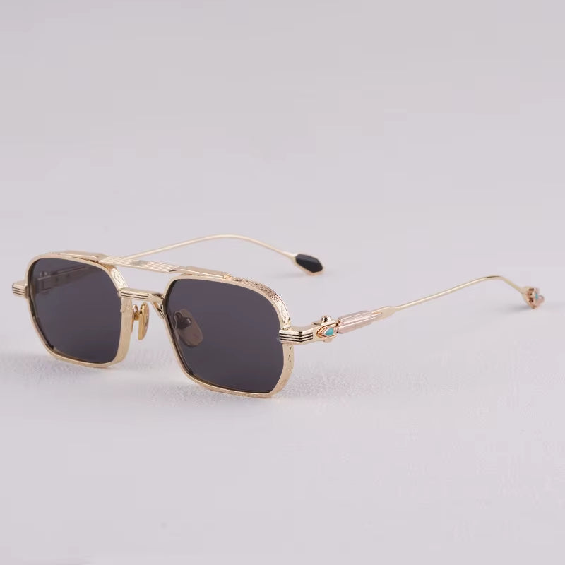 2025 Trendy Ins Style Luxury Brands Square Woman Sunglasses UV400 Metal Frame Top Quality Uv400 Classical Sunglasses Man