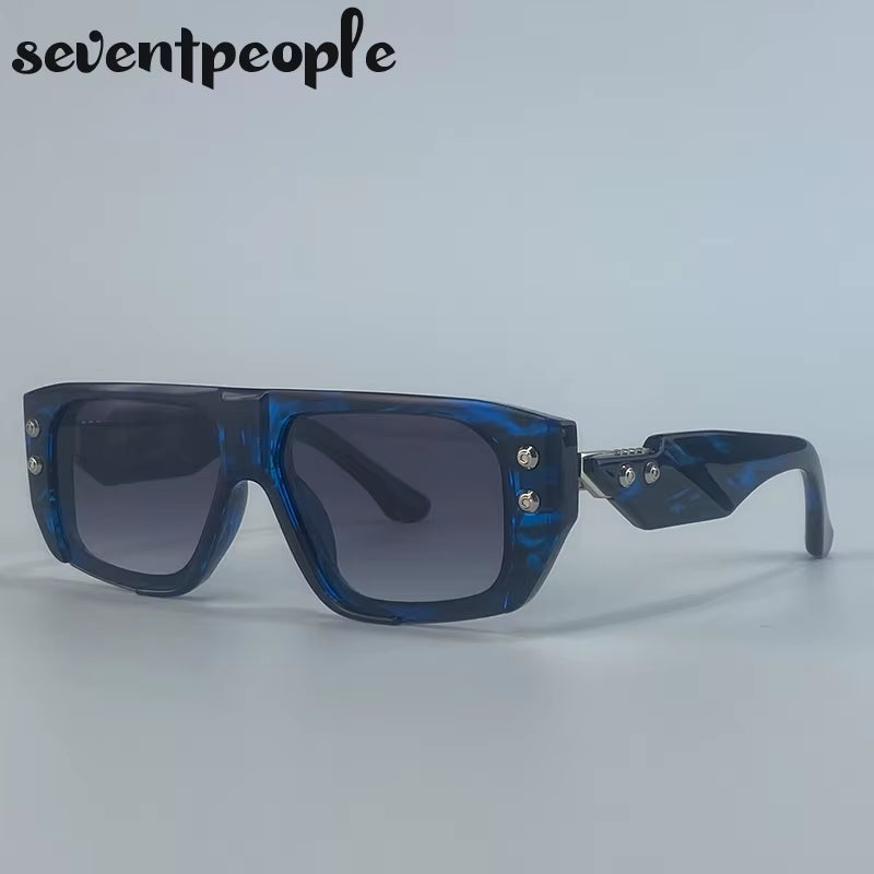 Oversized Square Polarized Sunglasses Women 2025 Luxury Brand Trendy Shield Outdoor Sun Glasses Retro Steampunk Shades for Lady