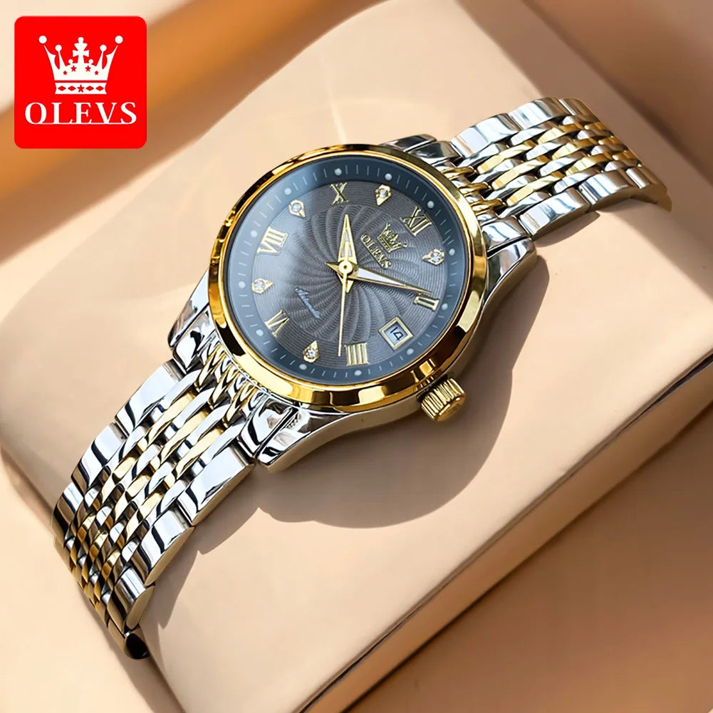 6630 Watch for Women Luxury Elegant Diamond Mechanical Woman Watches Waterproof Roman Scale Top Brand Ladies Hand Clock