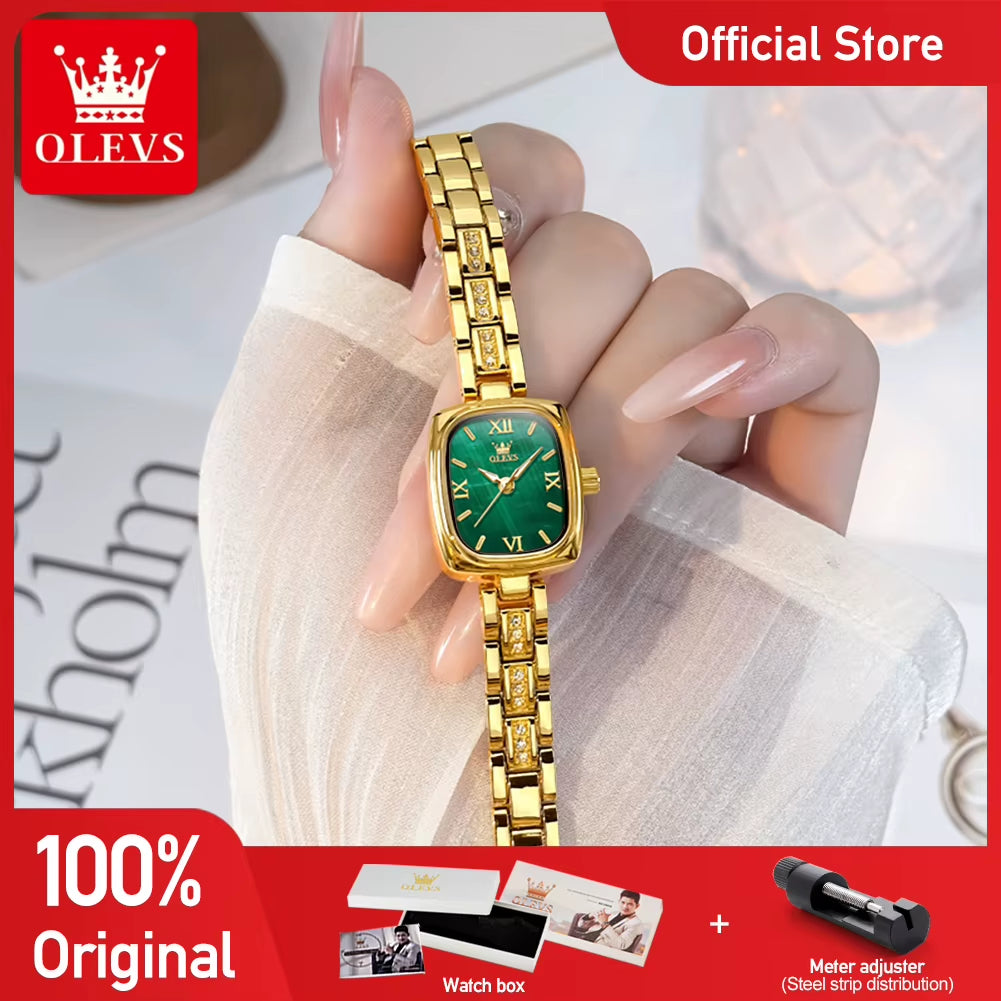 3695 Elegant Fashionable Women Watches Square Quartz Wristwatch Waterproof Watches for Woman Original Lady'S Gift Reloj