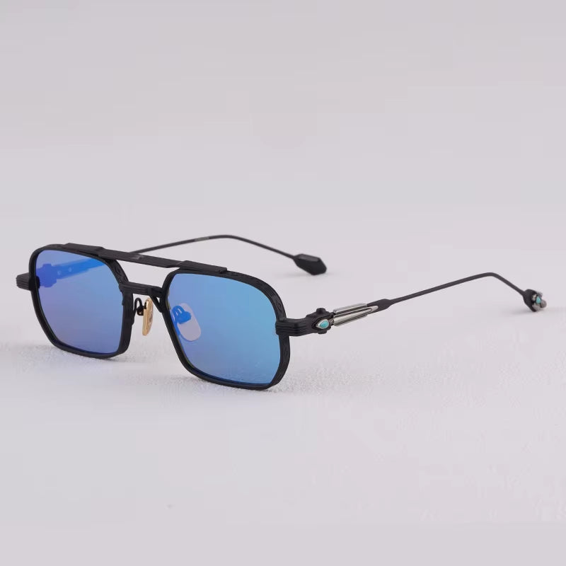 2025 Trendy Ins Style Luxury Brands Square Woman Sunglasses UV400 Metal Frame Top Quality Uv400 Classical Sunglasses Man