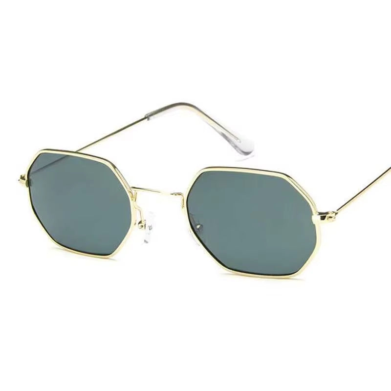 2019 Square Sunglasses Woman Retro Fashion Rose Gold Sun Glasses Female Brand Transparent Glasses Ladies