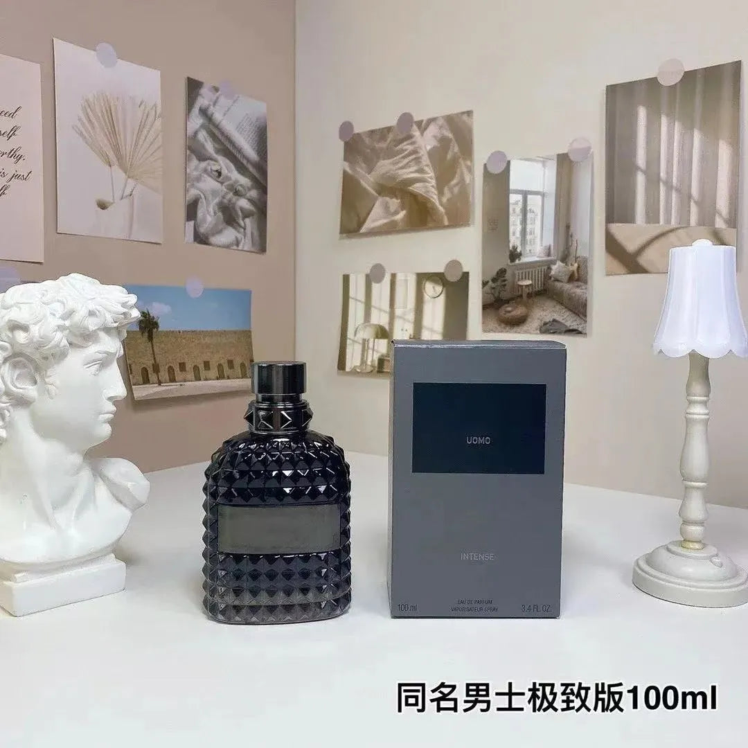 2025 Born in Roma Intense Perfume Men Women Fragrance 100Ml 3.4Oz Green Stravaganza Cologne Eau De Parfum Long Lasting Smell High Quality US Stock003