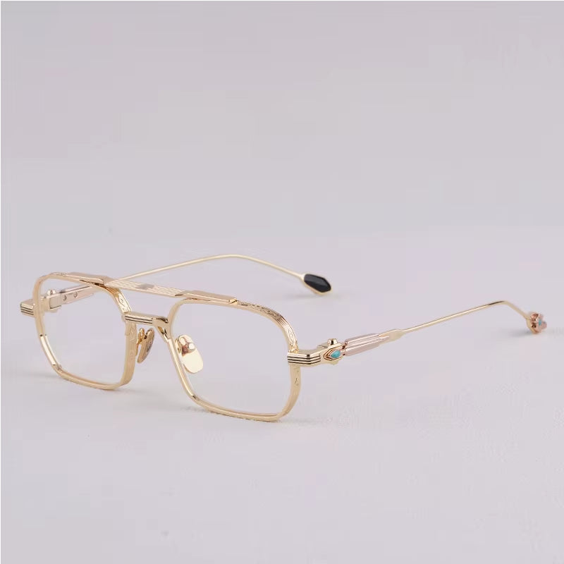 2025 Trendy Ins Style Luxury Brands Square Woman Sunglasses UV400 Metal Frame Top Quality Uv400 Classical Sunglasses Man