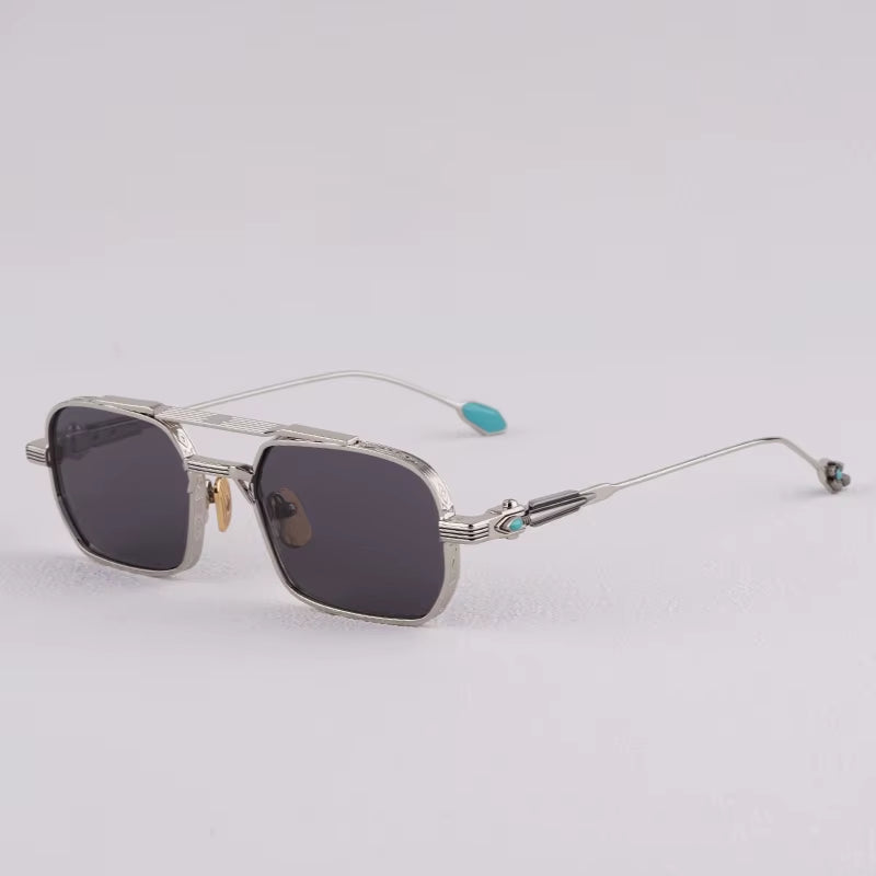 2025 Trendy Ins Style Luxury Brands Square Woman Sunglasses UV400 Metal Frame Top Quality Uv400 Classical Sunglasses Man