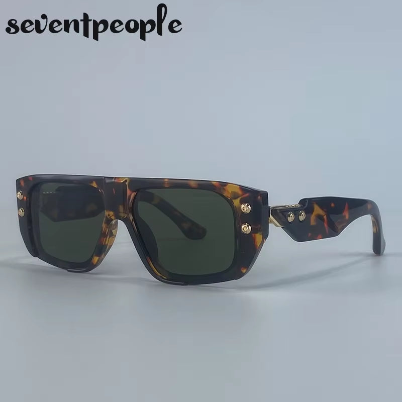Oversized Square Polarized Sunglasses Women 2025 Luxury Brand Trendy Shield Outdoor Sun Glasses Retro Steampunk Shades for Lady