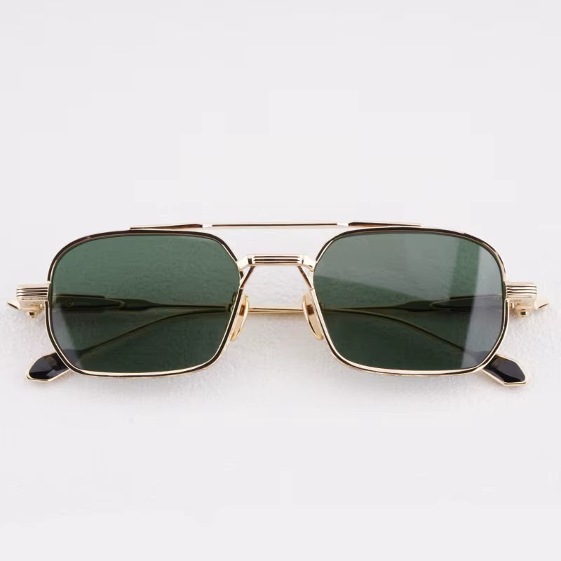 2025 Trendy Ins Style Luxury Brands Square Woman Sunglasses UV400 Metal Frame Top Quality Uv400 Classical Sunglasses Man