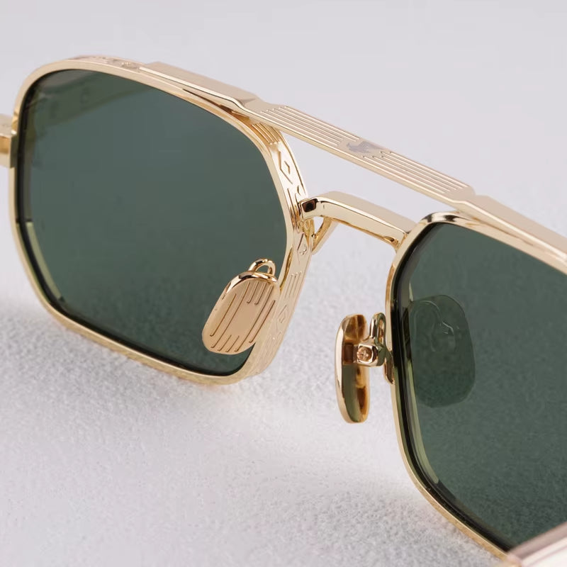 2025 Trendy Ins Style Luxury Brands Square Woman Sunglasses UV400 Metal Frame Top Quality Uv400 Classical Sunglasses Man