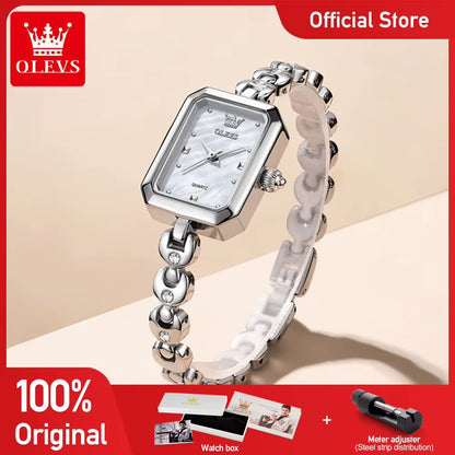 Woman Watches 3665 Square Quartz Watch Waterproof Luminous Watches for Woman Original Elegant Fashion New Reloj Mujer