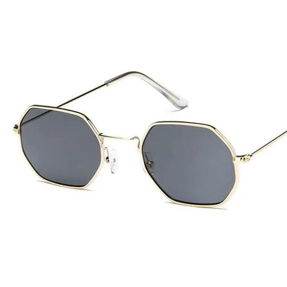 2019 Square Sunglasses Woman Retro Fashion Rose Gold Sun Glasses Female Brand Transparent Glasses Ladies
