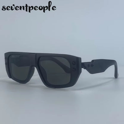 Oversized Square Polarized Sunglasses Women 2025 Luxury Brand Trendy Shield Outdoor Sun Glasses Retro Steampunk Shades for Lady
