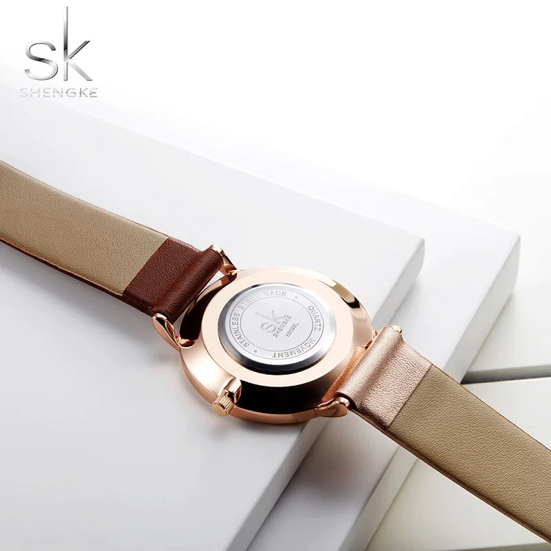 Original Design Woman Watches Creative Fashion Womens Quartz Wristwatches SK Ladies Clock Movement Montre Feminino Watch
