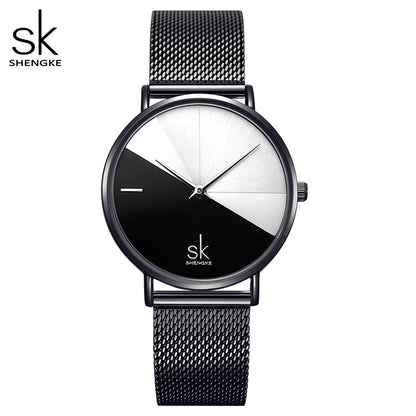 Original Design Woman Watches Creative Fashion Womens Quartz Wristwatches SK Ladies Clock Movement Montre Feminino Watch