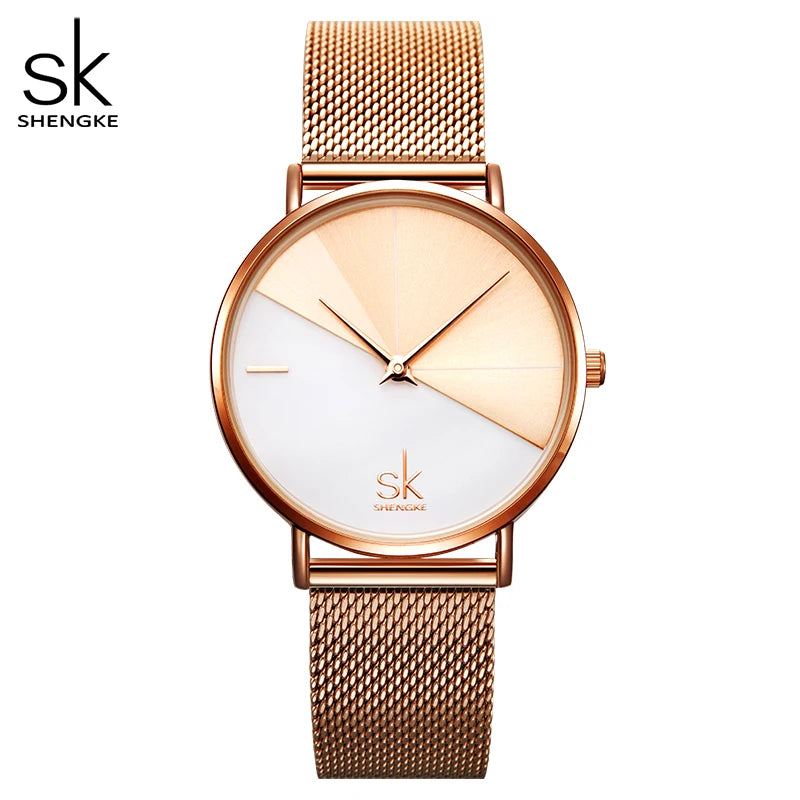 Original Design Woman Watches Creative Fashion Womens Quartz Wristwatches SK Ladies Clock Movement Montre Feminino Watch