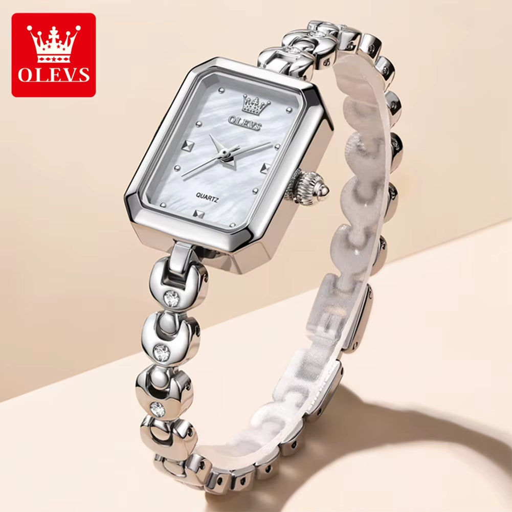 Woman Watches 3665 Square Quartz Watch Waterproof Luminous Watches for Woman Original Elegant Fashion New Reloj Mujer