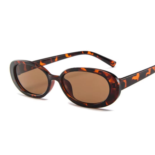 Woman Sunglasses Classic Retro Vintage Oval Sun Glasses for Female Brand Designer Eeywear Top Quality UV400 Oculos