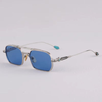 2025 Trendy Ins Style Luxury Brands Square Woman Sunglasses UV400 Metal Frame Top Quality Uv400 Classical Sunglasses Man