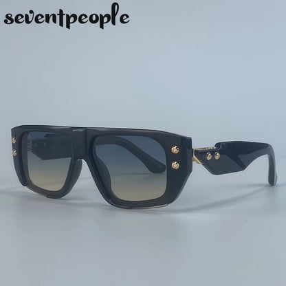 Oversized Square Polarized Sunglasses Women 2025 Luxury Brand Trendy Shield Outdoor Sun Glasses Retro Steampunk Shades for Lady
