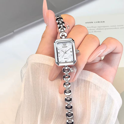 Woman Watches 3665 Square Quartz Watch Waterproof Luminous Watches for Woman Original Elegant Fashion New Reloj Mujer