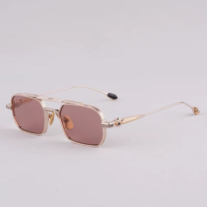 2025 Trendy Ins Style Luxury Brands Square Woman Sunglasses UV400 Metal Frame Top Quality Uv400 Classical Sunglasses Man