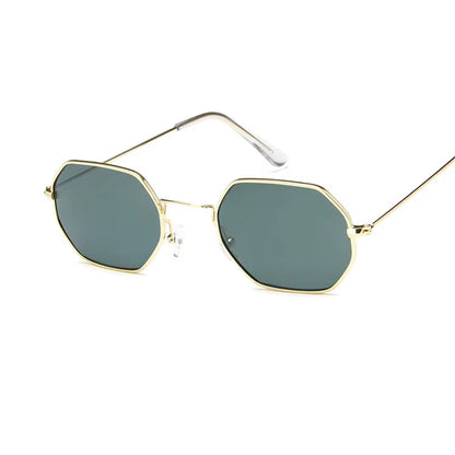 2019 Square Sunglasses Woman Retro Fashion Rose Gold Sun Glasses Female Brand Transparent Glasses Ladies