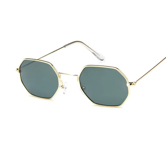 2019 Square Sunglasses Woman Retro Fashion Rose Gold Sun Glasses Female Brand Transparent Glasses Ladies