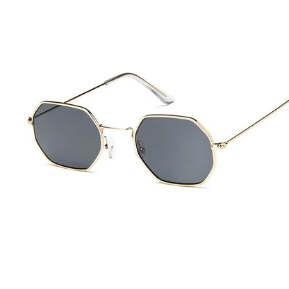 2019 Square Sunglasses Woman Retro Fashion Rose Gold Sun Glasses Female Brand Transparent Glasses Ladies