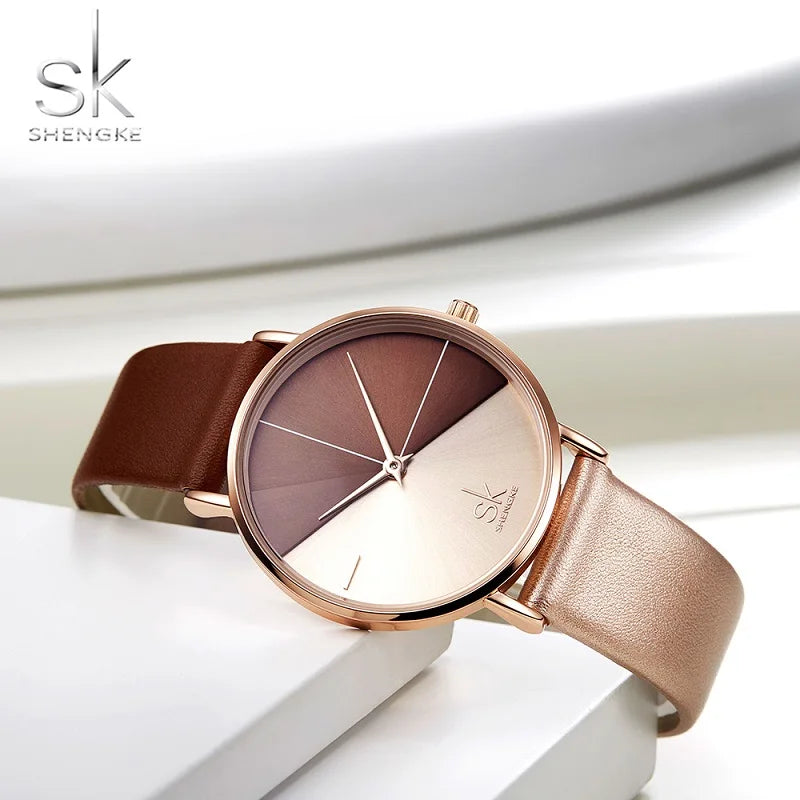 Original Design Woman Watches Creative Fashion Womens Quartz Wristwatches SK Ladies Clock Movement Montre Feminino Watch