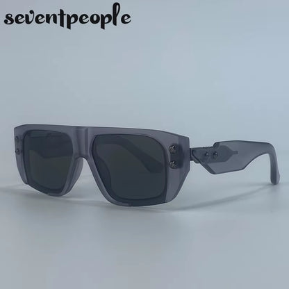 Oversized Square Polarized Sunglasses Women 2025 Luxury Brand Trendy Shield Outdoor Sun Glasses Retro Steampunk Shades for Lady