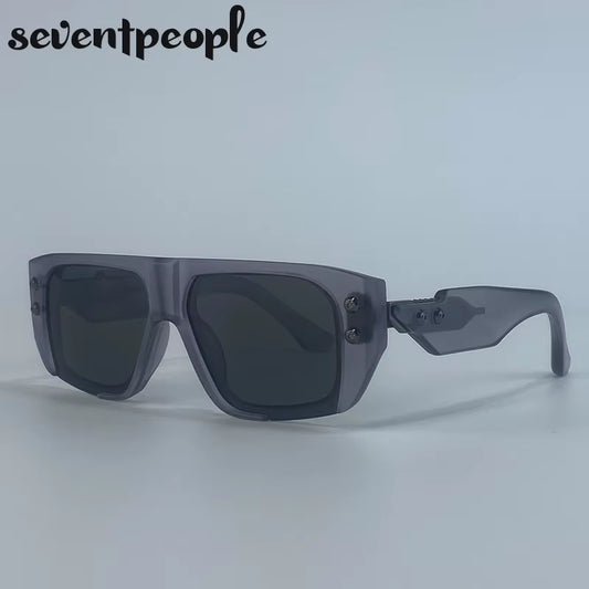 Oversized Square Polarized Sunglasses Women 2025 Luxury Brand Trendy Shield Outdoor Sun Glasses Retro Steampunk Shades for Lady